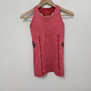 REEBOK CrossFit Women's Red Workout Athletic Tank Top Stretch Padded Size S